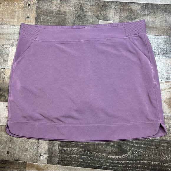 32 Degrees Cool Womens NEW Purple Athletic Skort Elastic Waist Pockets Size XL - Picture 3 of 11